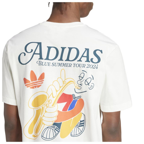 Adidas Ανδρική κοντομάνικη μπλούζα Graphic Fire Trefoil Tee